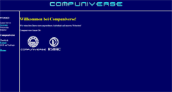 Desktop Screenshot of compuniverse.de